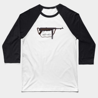 German MP-40 Submachine Gun Baseball T-Shirt